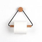 TissueNest - Soporte de papel higiénico moderno con elegancia de madera