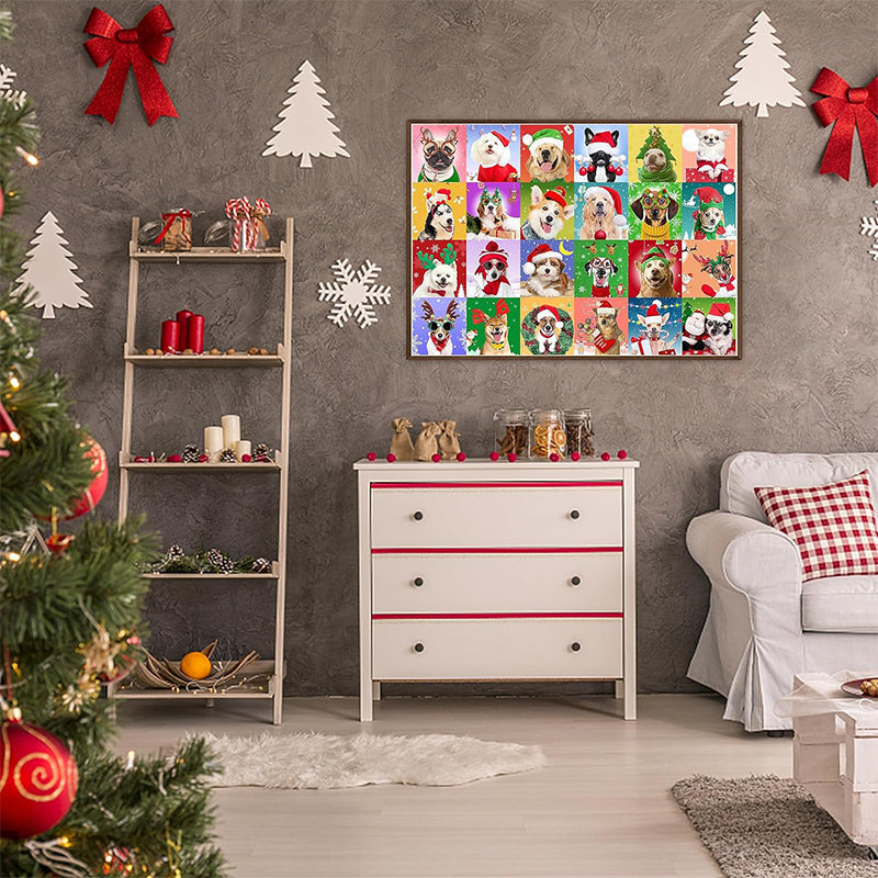 1000PCS Rompecabezas de Navidad Calendario de Adviento - Regalo de Navidad