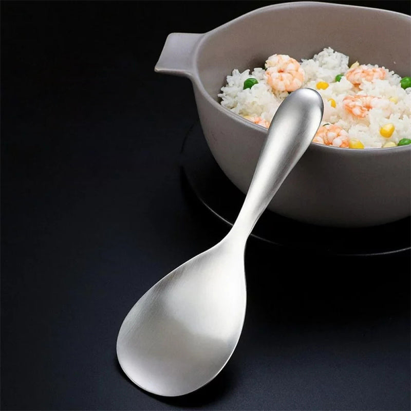 Cucharón de arroz antiadherente de acero inoxidable reforzado | Brehn