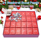 1008PCS Rompecabezas de Navidad Calendario de Adviento - Regalo de Navidad
