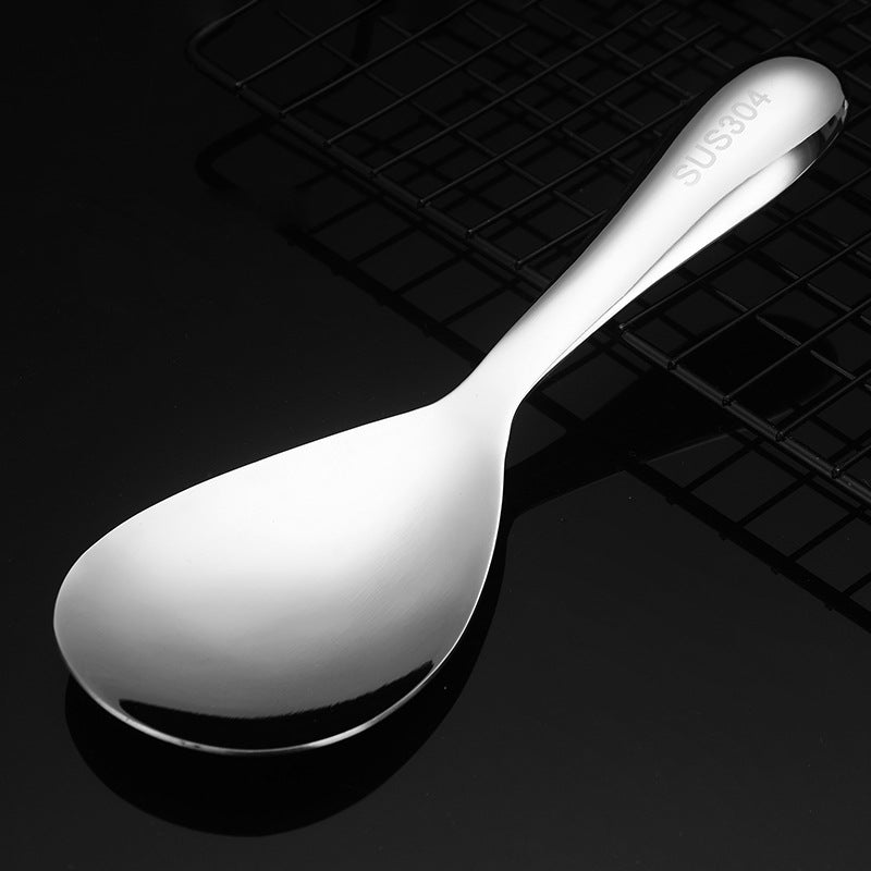Cucharón de arroz antiadherente de acero inoxidable reforzado | Brehn