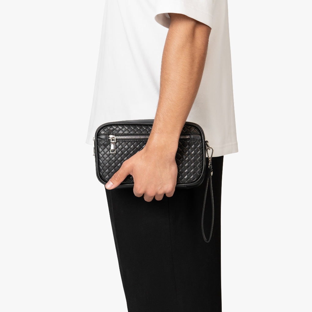 Bolso moderno con cerradura de huella digital