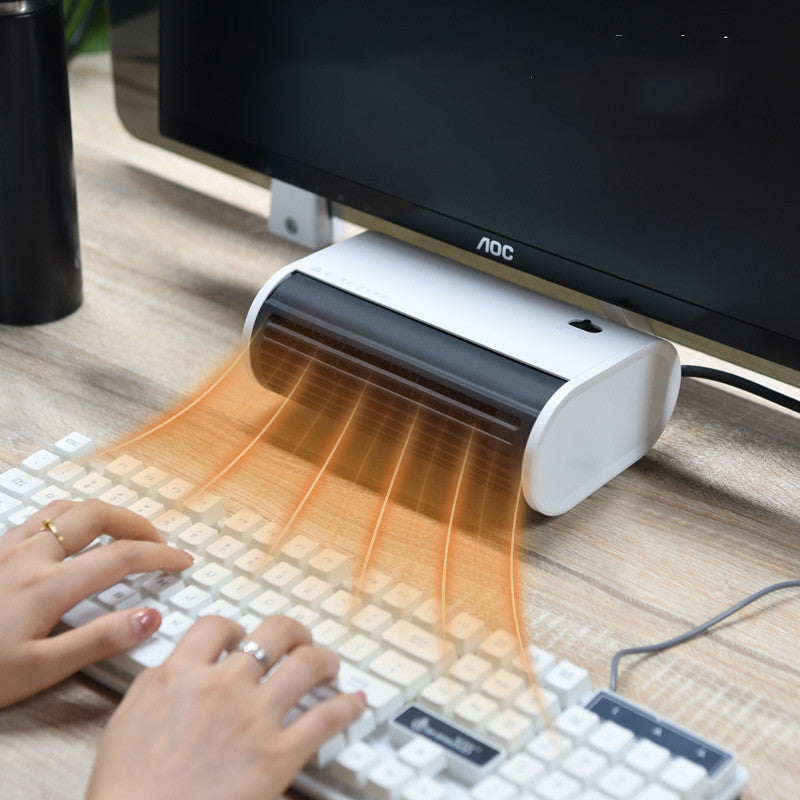 Lisslune | Mini Calefactor de Escritorio, con Ángulo Ajustable, Diseño Portátil y Calentamiento Rápido, para el Hogar y la Oficina