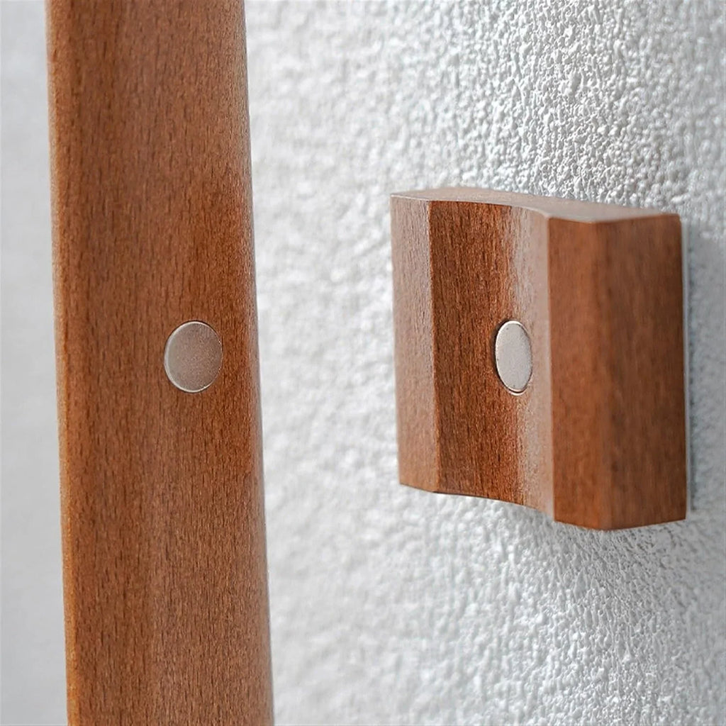 Soporte de Calzado de Madera Magnético