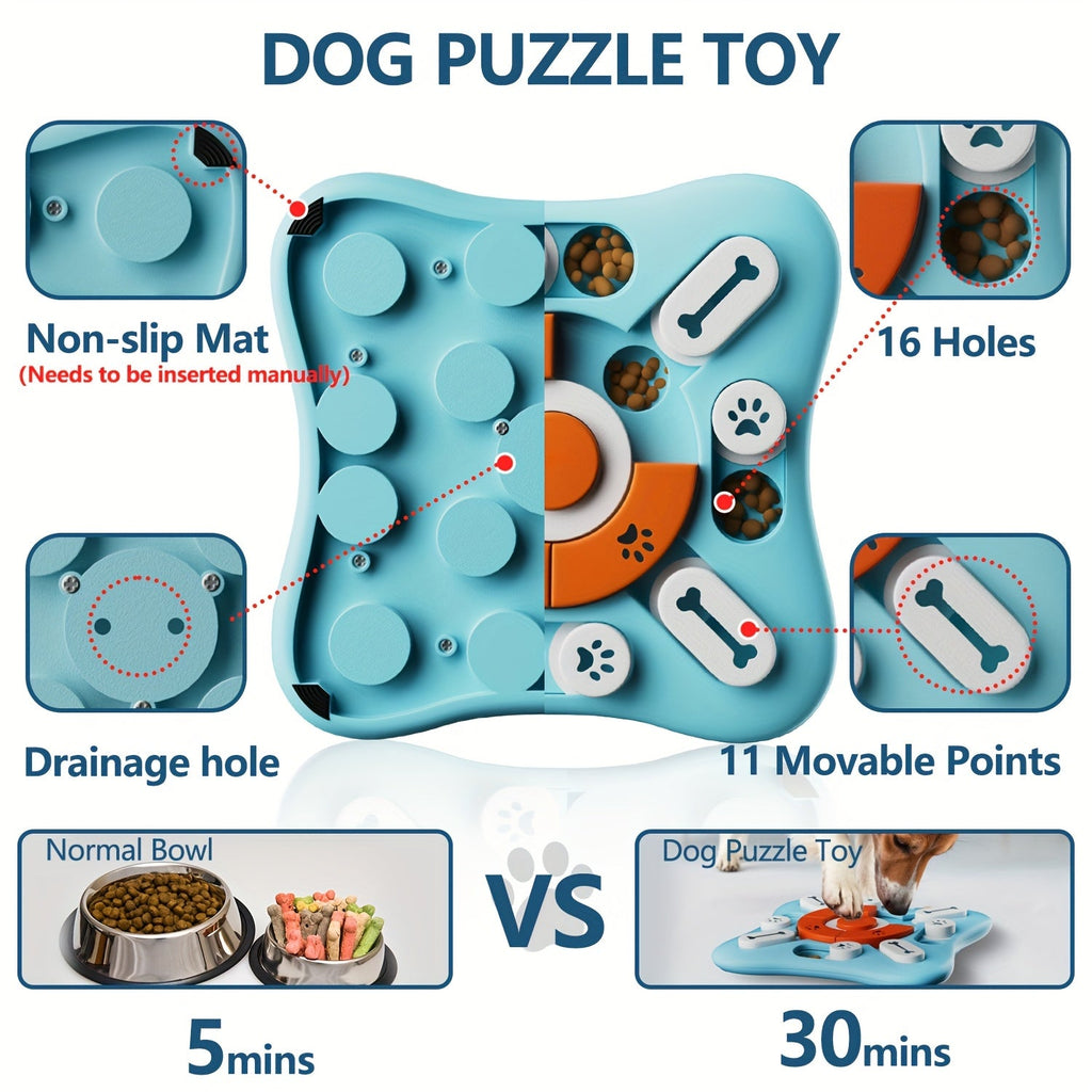 PUZZLE BRAINFETCH – Comedero Interactivo de IQ para Perros