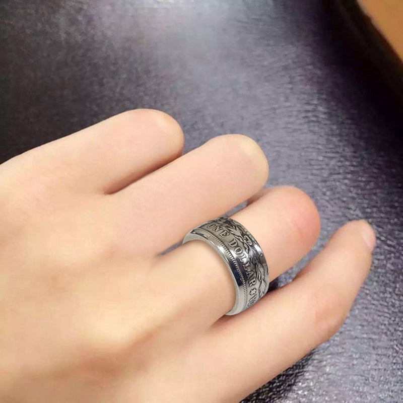Kalsten | Anillo de Moneda de Dólar de Plata Morgan