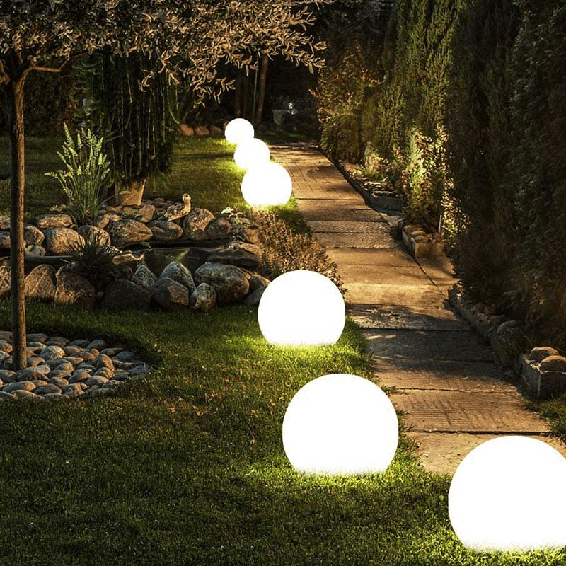 Lámpara de Jardín Esférica Solar