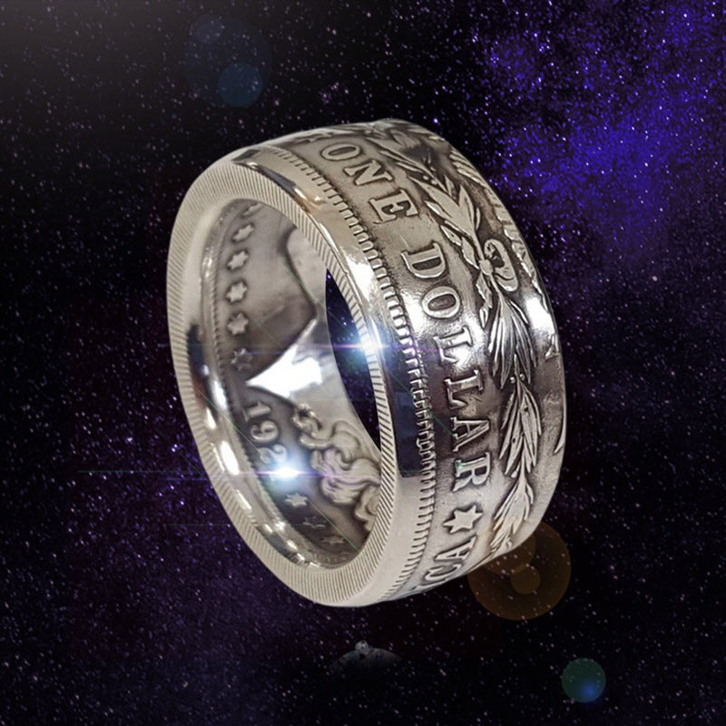 Kalsten | Anillo de Moneda de Dólar de Plata Morgan