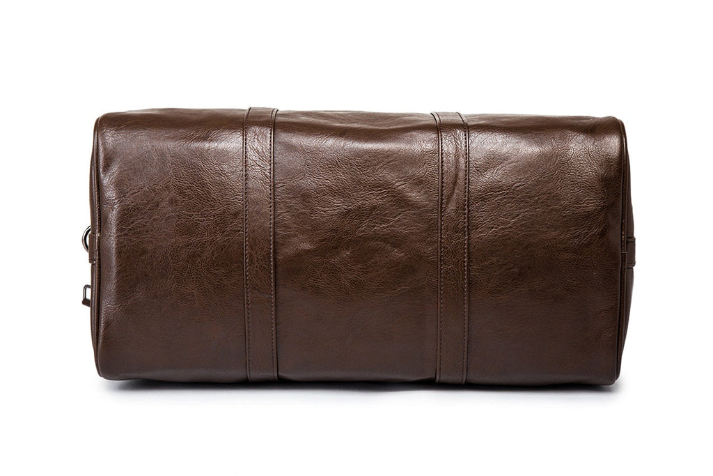 Duffel de piel para hombres