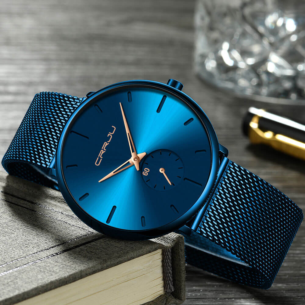 Edward - Reloj de cuarzo minimalista con diseño elegante