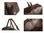 Duffel de piel para hombres