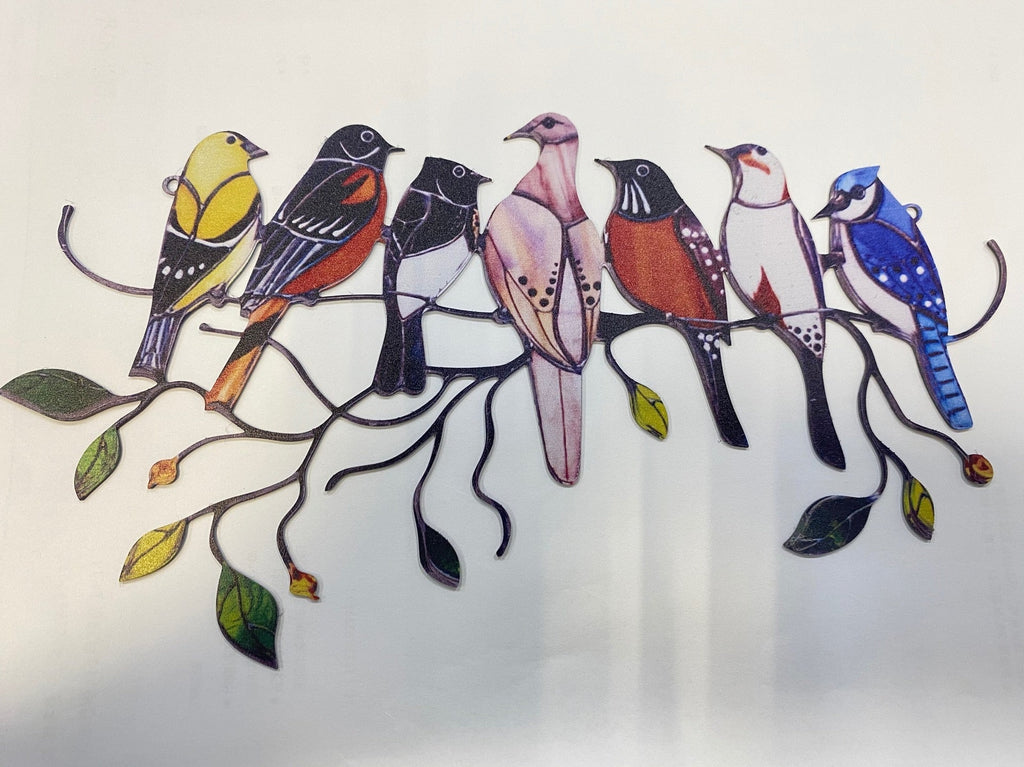 Atrapa sueños de vidrio de colores