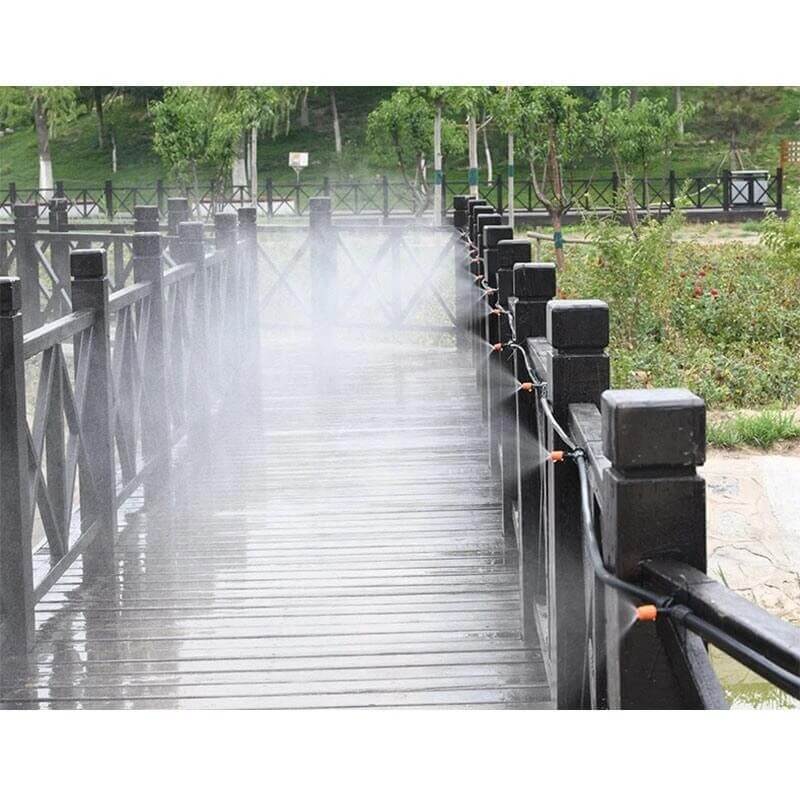 Juego de Aspersores Pro | Sistema de Irrigación Ahorra Tiempo y Agua | Cabezas de Aspersión Ajustables | Adecuado para Jardines y Patios | Opciones de Longitud: 5m, 10m, 15m o 20m | Fácil de Instalar