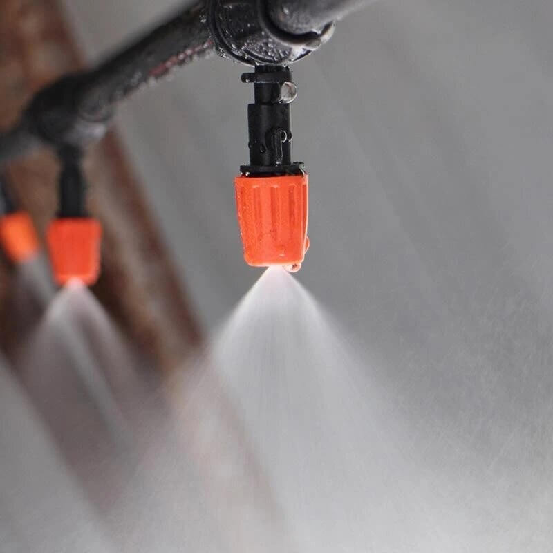 Juego de Aspersores Pro | Sistema de Irrigación Ahorra Tiempo y Agua | Cabezas de Aspersión Ajustables | Adecuado para Jardines y Patios | Opciones de Longitud: 5m, 10m, 15m o 20m | Fácil de Instalar