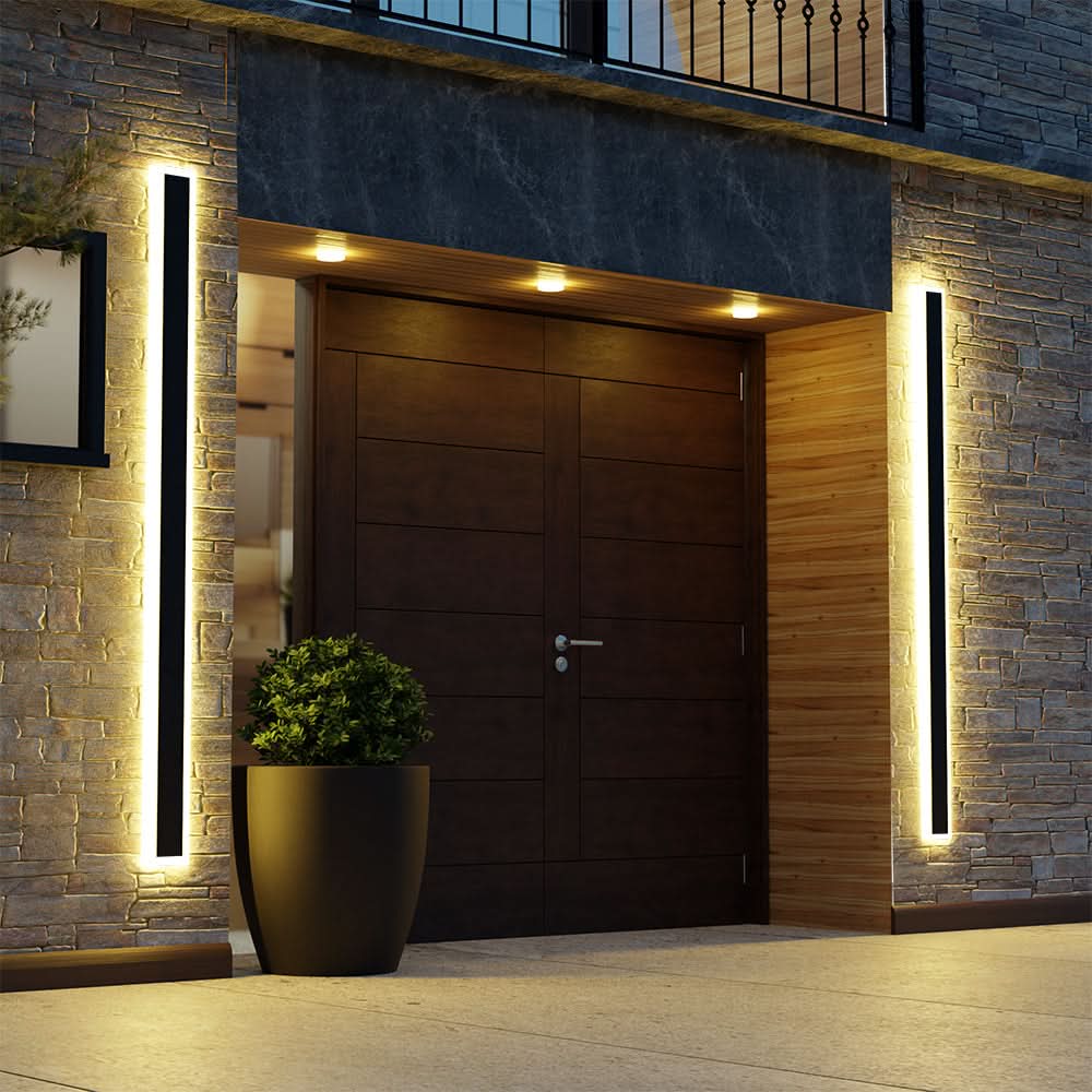 Kairo - Elegante Lámpara de Pared Moderna para Exteriores para Jardín y Balcón