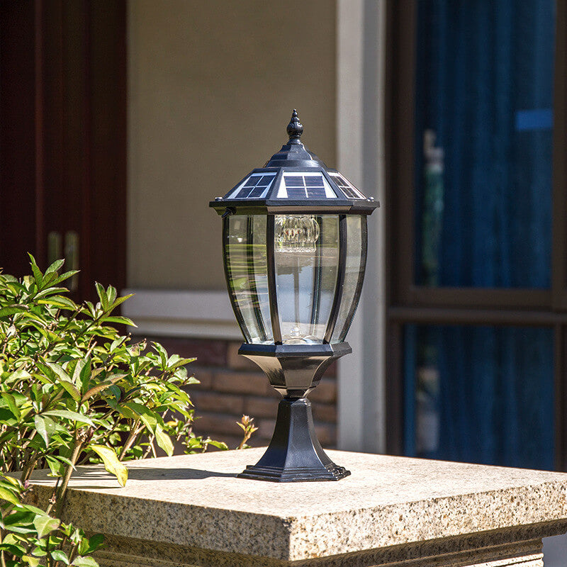 Luz de Paisaje de Jardín de 1 Lámpara Solar Exterior a Prueba de Agua de Aluminio y Vidrio | Brehn