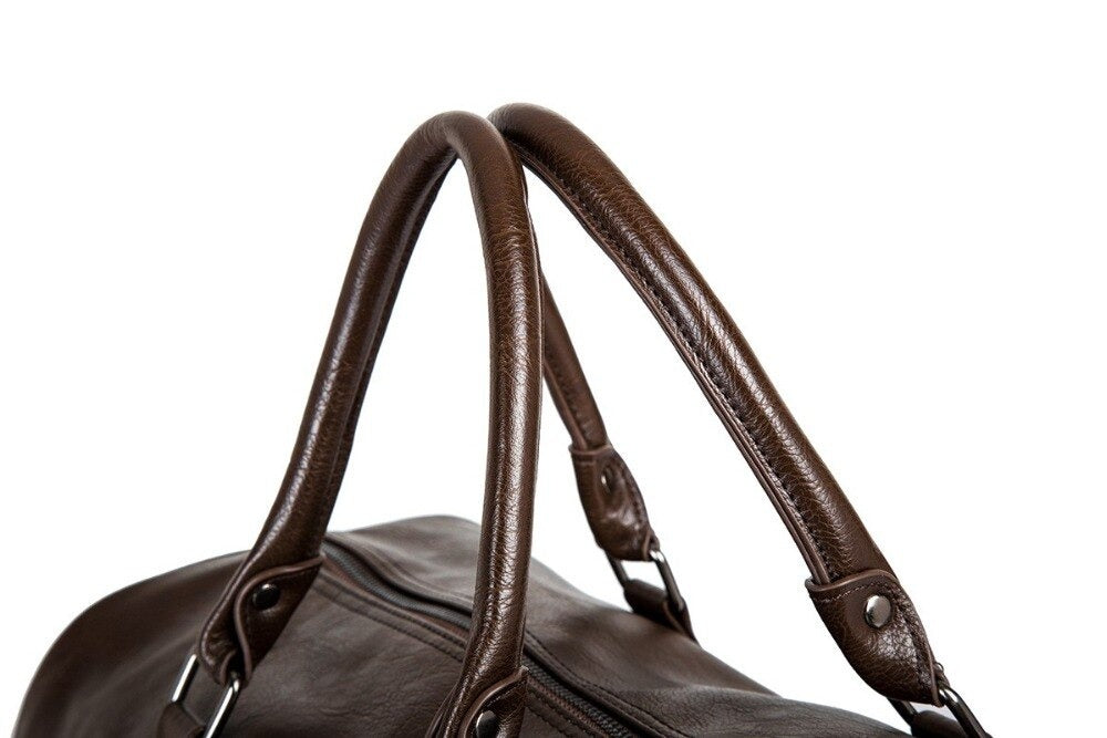 Duffel de piel para hombres