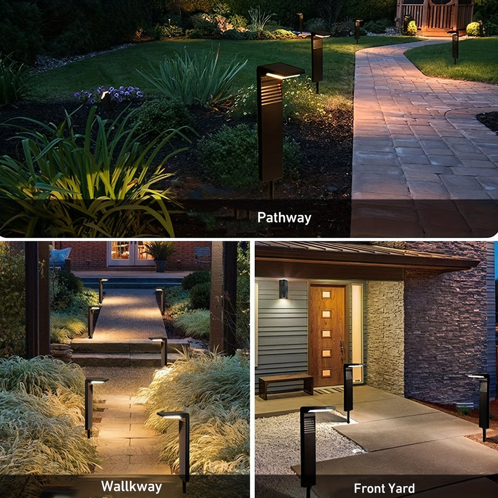 Iluminación Solar para Senderos de Jardín – Moderna y Funcional