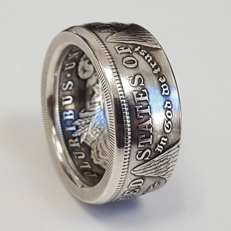 Kalsten | Anillo de Moneda de Dólar de Plata Morgan