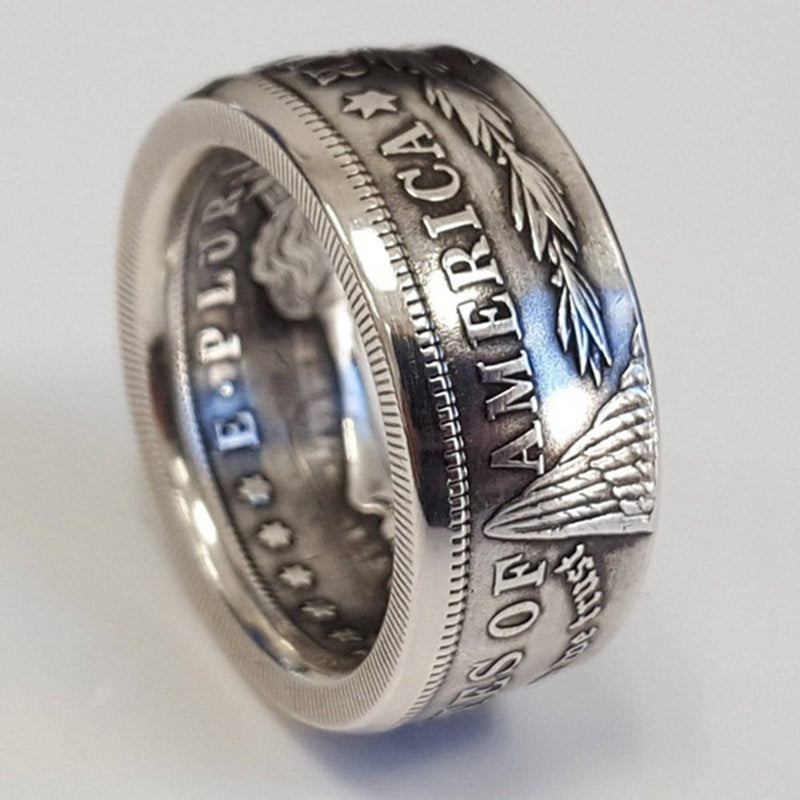 Kalsten | Anillo de Moneda de Dólar de Plata Morgan