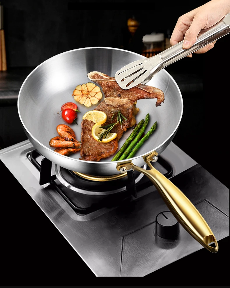 ChefSteel – Sartén de Acero Inoxidable Profesional para Gas e Inducción | Brehn
