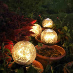 Luz de Paisaje Exterior LED Solar Moderna Minimalista de Vidrio