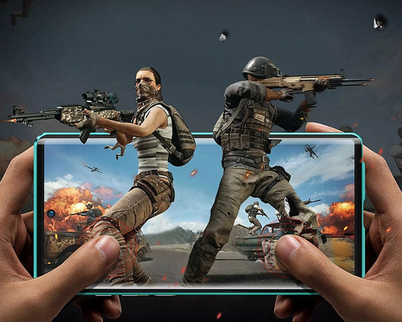 Funda de teléfono magnética de vidrio templado doble cara para Samsung