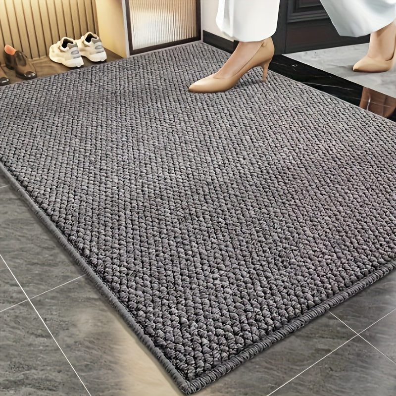 LUMEDWELL - Alfombra de Entrada Decorativa con Diseño de Piña y Superficie Texturizada Antideslizante