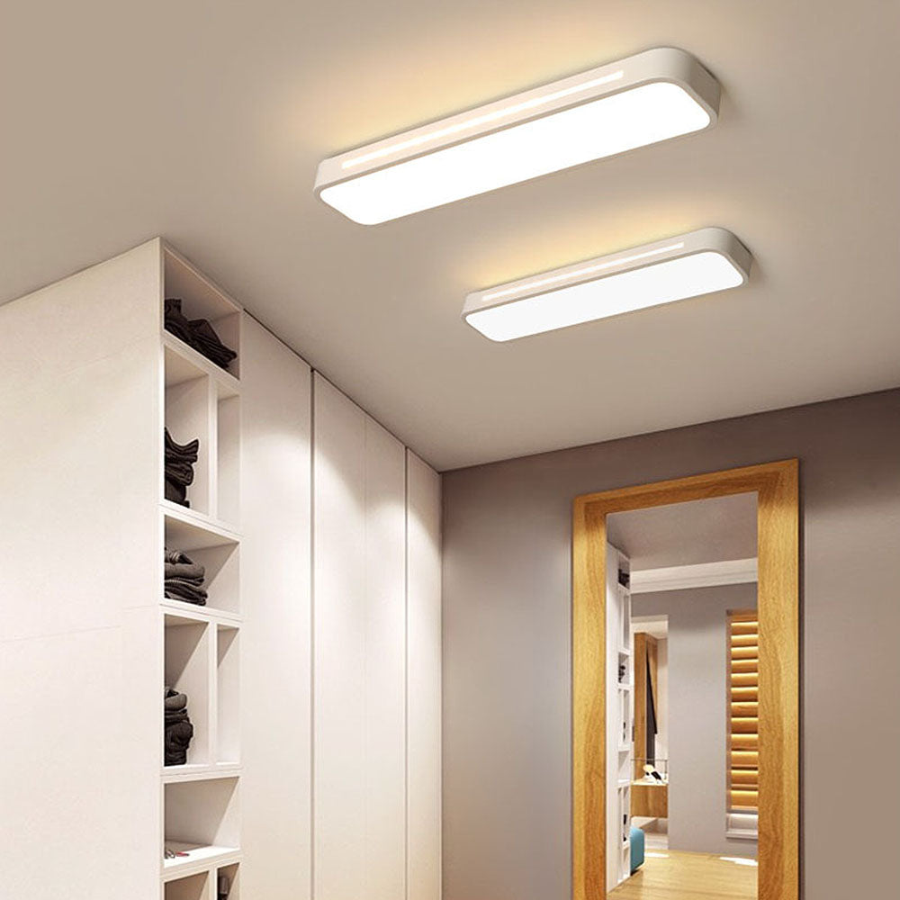 Lámpara de techo LED nórdica – alargada, regulable y moderna