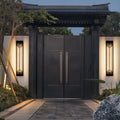 LumaRay Luz de Pared LED Impermeable | Acero Inoxidable y Vidrio | Rectangular | Iluminación Exterior para Terraza