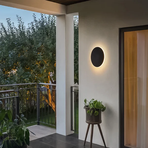 Solvian | Lámpara de pared LED redonda
