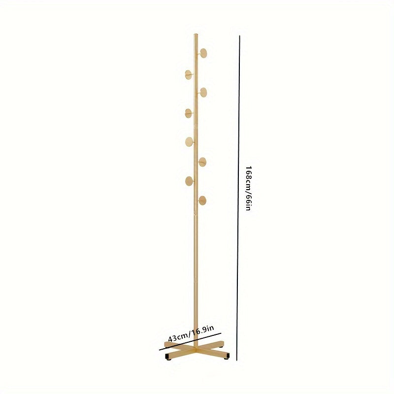 Perchero Elegante Dorado – Moderno y Práctico para Cualquier Espacio
