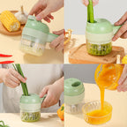 QuickChopp™ - 10 veces más rápido pelar, cortar, picar y limpiar