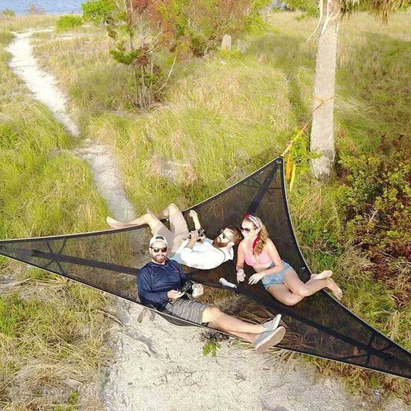 RelaxNest – Hamaca espaciosa para varias personas para una relajación y diversión al aire libre