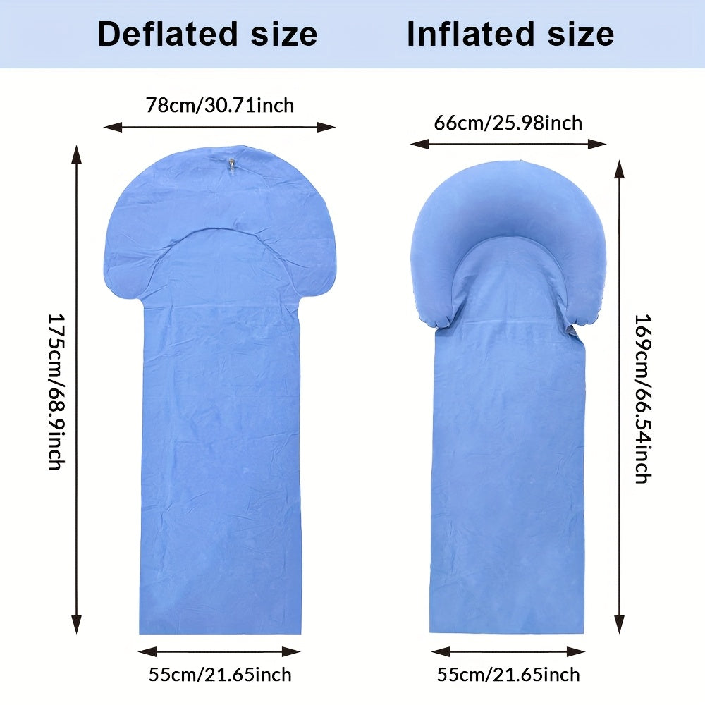 Colchoneta Inflable Cómoda con Almohada para Playa y Camping