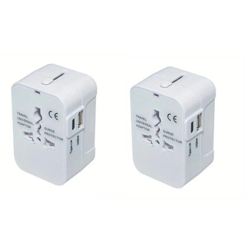 Adaptador de viaje universal con puertos USB duales | Brehn