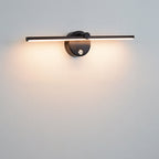 Lámpara de pared LED de espejo con interruptor de barra larga de aluminio minimalista nórdico