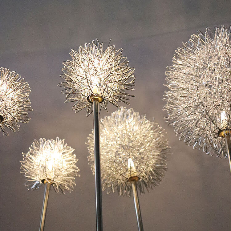 Luz de Globo LED Solar de Alambre de Aluminio Diente de León Impermeable para Jardín | Brehn