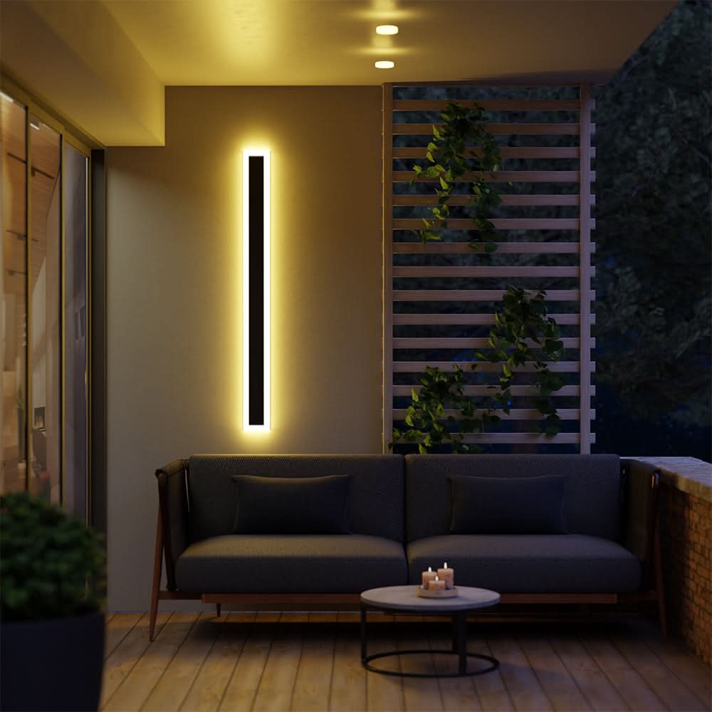 Kairo - Elegante Lámpara de Pared Moderna para Exteriores para Jardín y Balcón