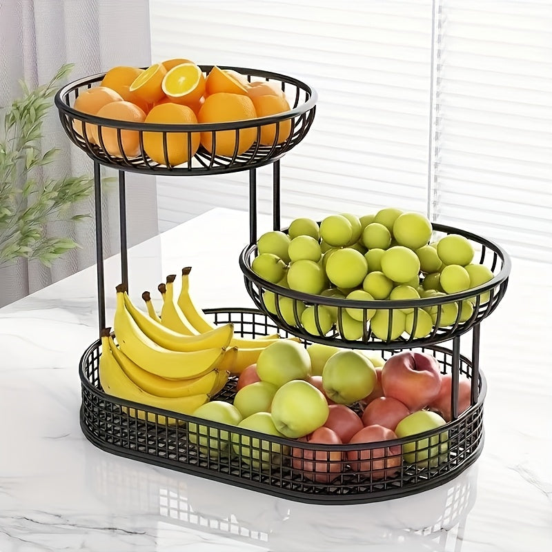 GoldenTier 3-Niveles Frutero – Elegante y Práctico