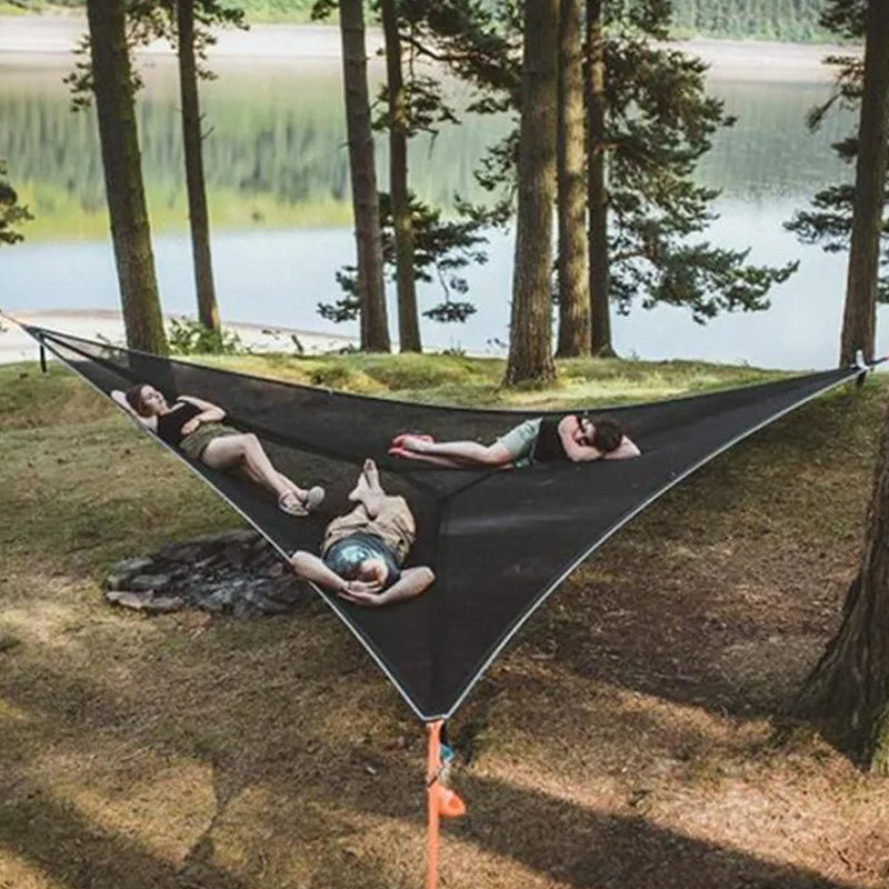 RelaxNest – Hamaca espaciosa para varias personas para una relajación y diversión al aire libre
