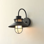 Lámpara de pared exterior de hierro impermeable de 1 luz