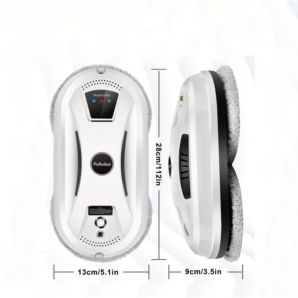 Limpiacristales Totalmente Automático – Limpiador de Cristales Inteligente con Control Remoto para una Limpieza Eficiente