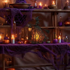 SpookyGlow – Linterna de Bruja de Halloween
