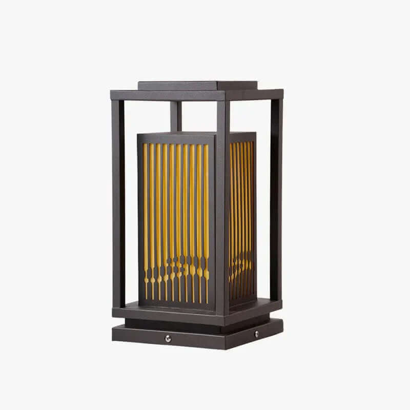 Luz de Poste Solar LED para Exterior, Lámpara de Jardín Impermeable