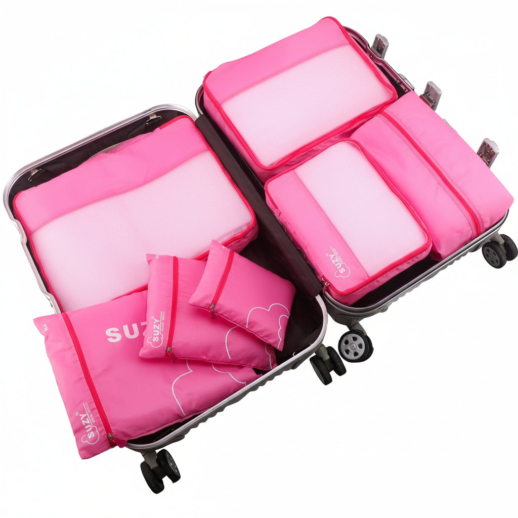 JOURNEASY - Juego de 7 bolsas organizadoras para maletas, portátil, para viajar