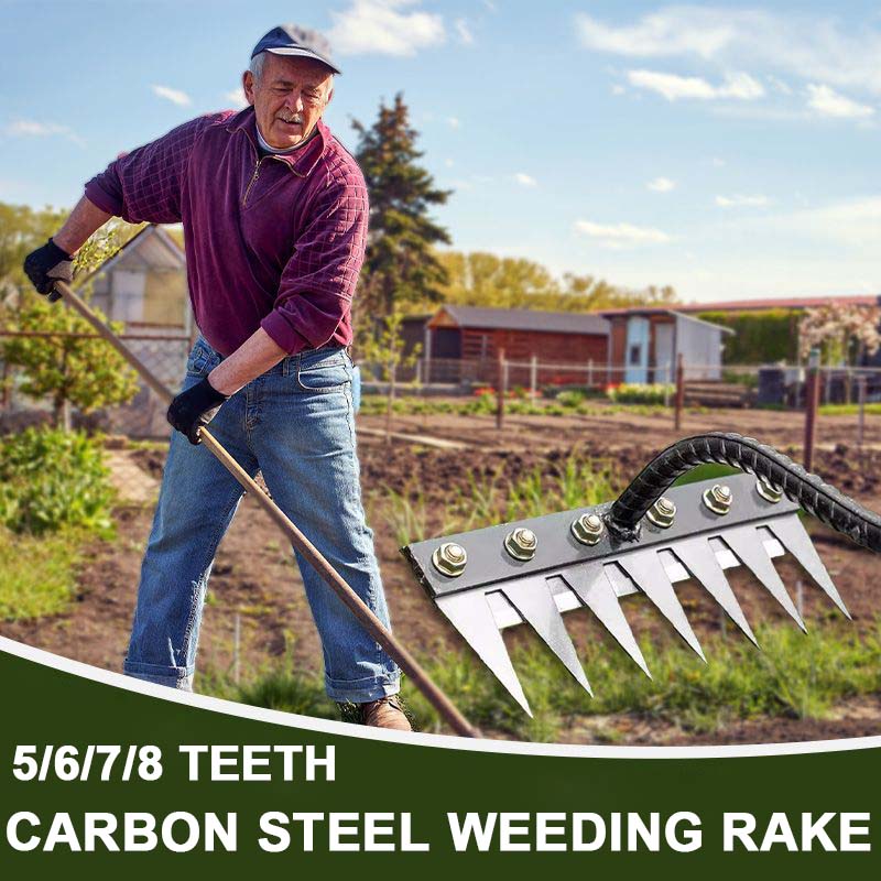 IronBloom — Rastrillo de Jardín de Acero al Carbono | 50% DESCUENTO