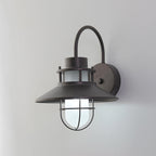 Lámpara de pared exterior de hierro impermeable de 1 luz