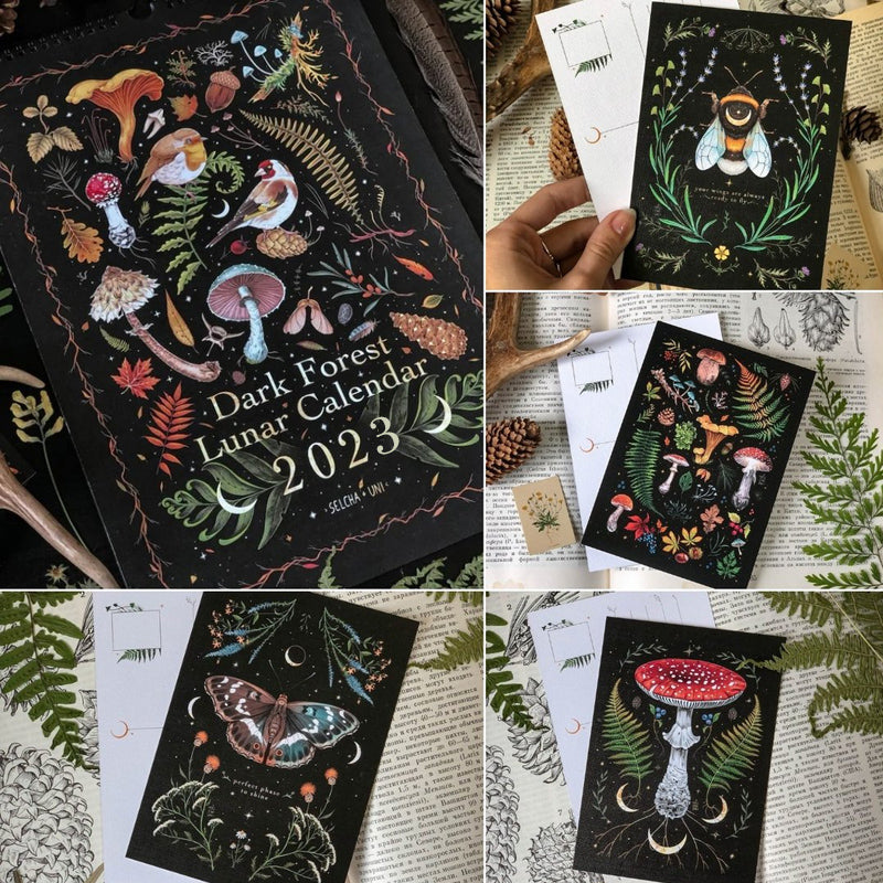 Meryn - Calendario Lunar del Bosque Oscuro | 50% de Descuento