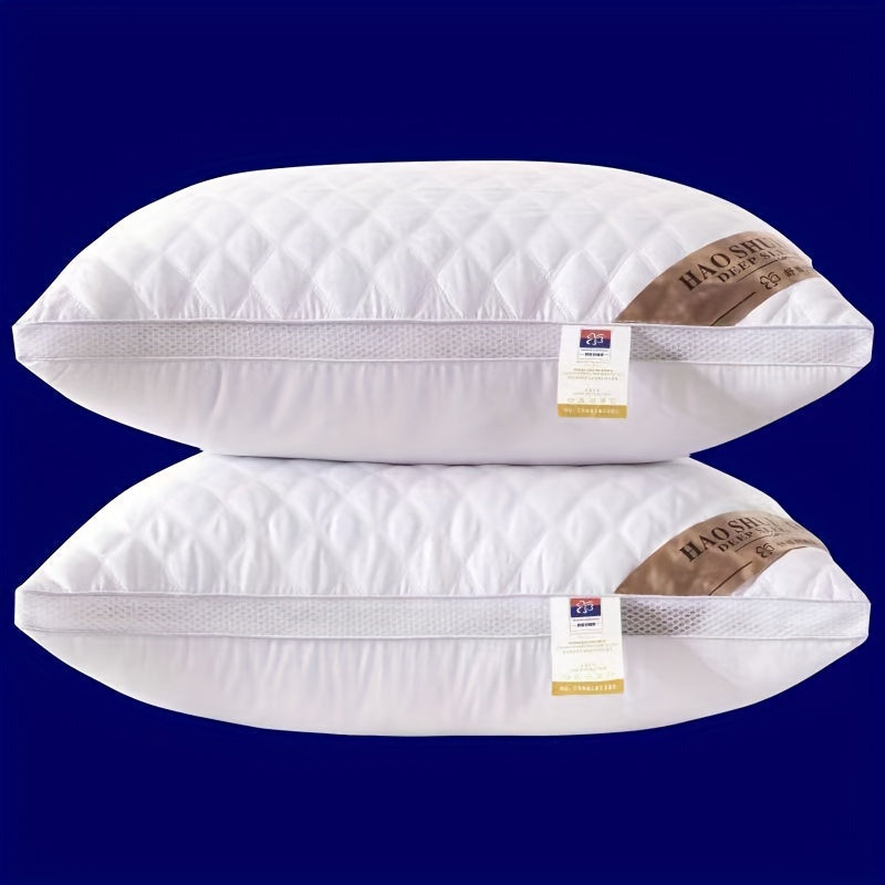 Almohada de Grado Hotel de Lujo - Soporte Alto y Bajo que No se Deforma, Funda Lavable para Todas las Temporadas